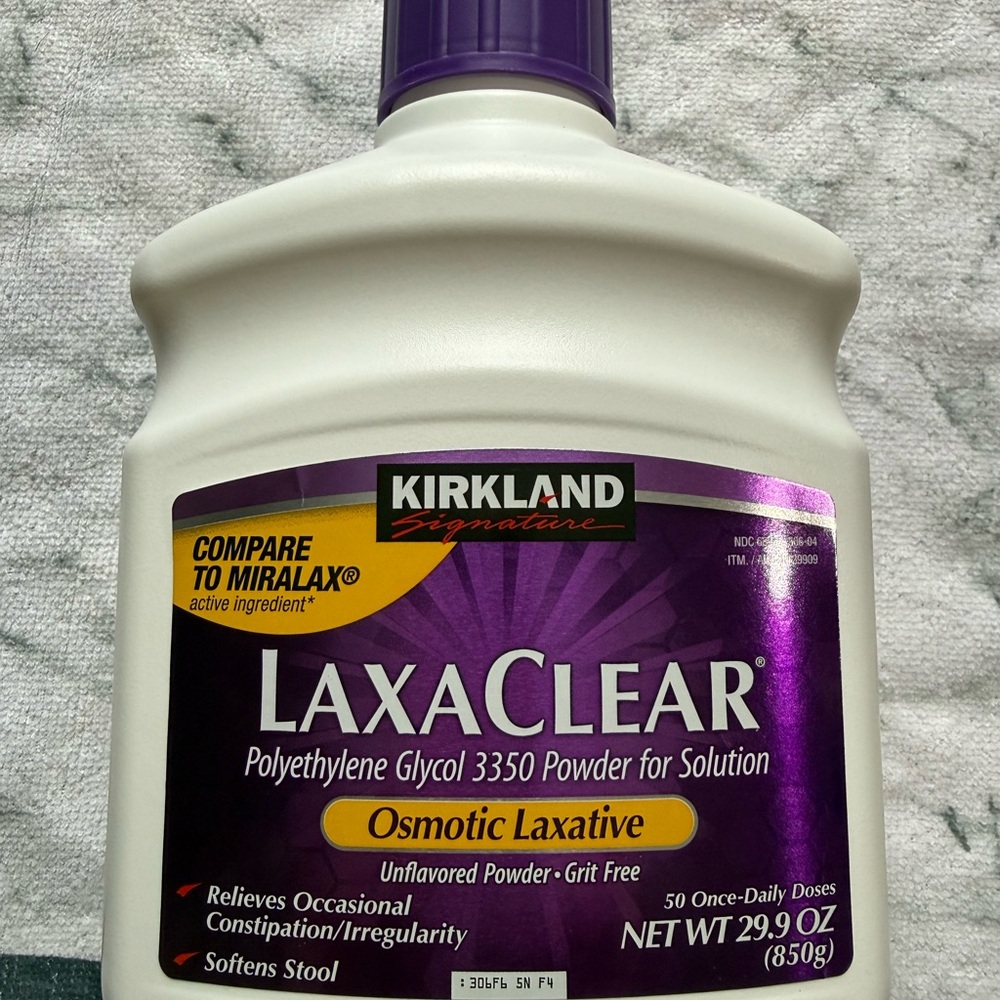 Kirkland Signature LaxaClear in White and Purple